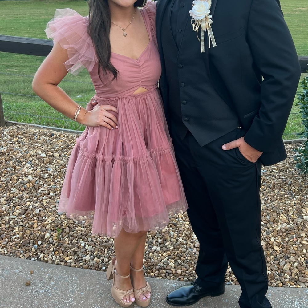 Mauve Tulle Dress from The Post